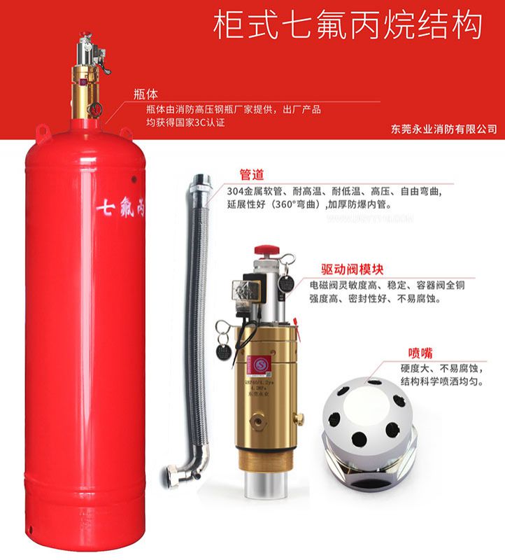 辽宁大连市七氟丙烷装备 安装调试